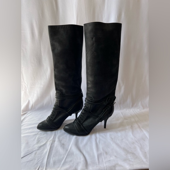 Authentic Givenchy black leather boots. New without tags. - Picture 2 of 6